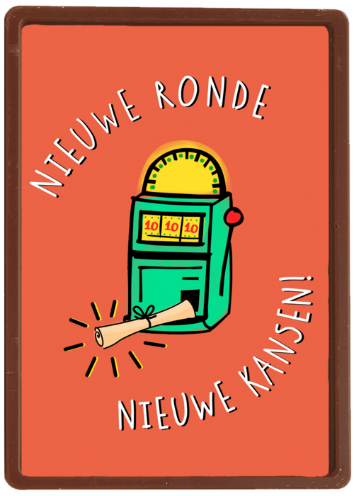 Chocolade Kaart Diploma | Hallmark | Chocolade Kaart Hallmark | Diploma | Herkansing Kaart Nieuwe Ronde