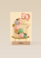 Verjaardagskaart 50 taart Happy Birthday