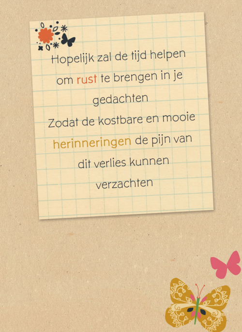 Houten Kaart Condoleance Kaarten | Houten Kaart Hallmark | Condoleance Kaarten | Tijd Rust Gedachten Kostbare Herinnering Verlies