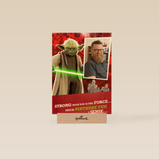 verjaardag fotokaart yoda
