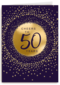 Verjaardagskaart leeftijden Man vrouw Cheers to 50 years