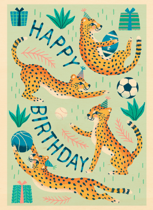 happy cheetah birthday