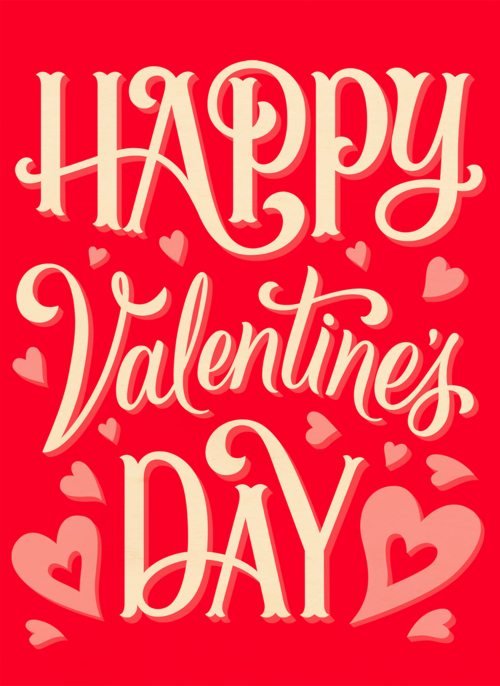 Houten Kaart Valentijn | Houten Kaart Hallmark | Valentijn | Valentine Happy Valentines Day Red