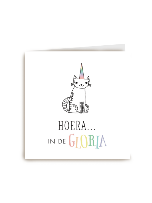 Verjaardagskaart Hallmark | Unicorn Hoera In De Gloria
