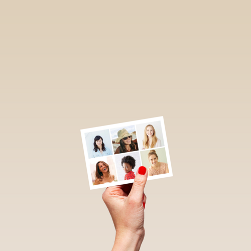 Fotokaart eigen ontwerp 6 fotos