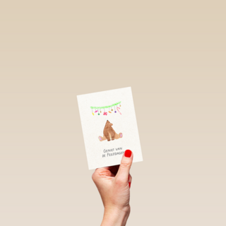 Kinderpostzegels Kerst Beer Geniet
