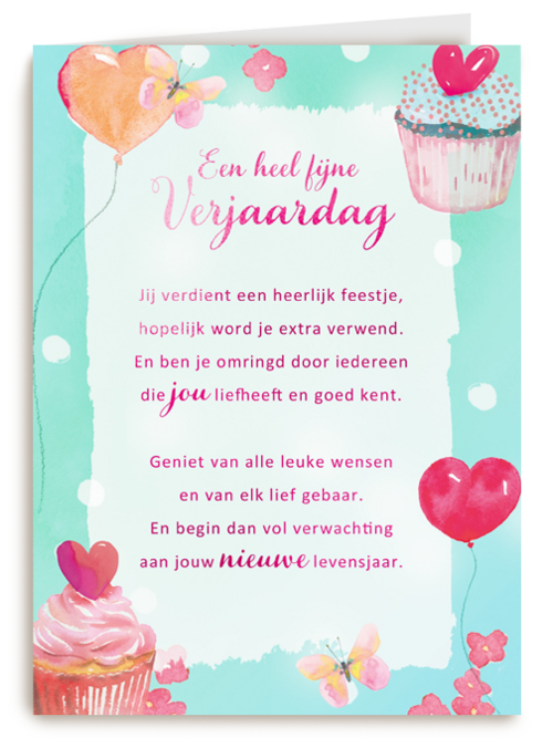 Verjaardagskaart Hallmark | Verjaardagskaart Vrouw Cupcakes More Than Words