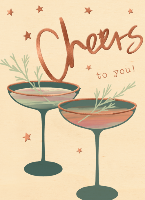 cheers to you with cocktails