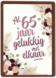 Al 65 jaar gelukkig met elkaar