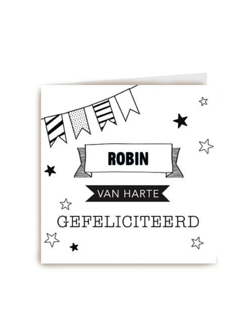 gefeliciteerd man van harte gefeliciteerd vlaggetjes