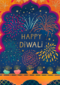 Happy Divali vuurwerk