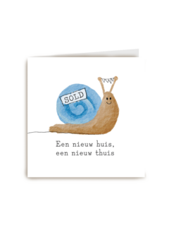 nieuwe woning kaart slakje