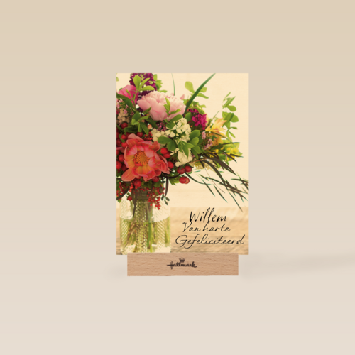 bloembos gefeliciteerd