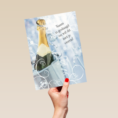 examen feest bubbels