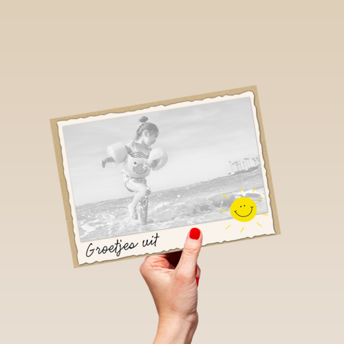 sunny greetings vakantiekaart