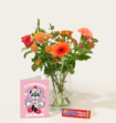Brievenbusbloemen met Tony Chocolonely Melkchocolade Reepje