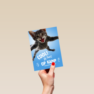Cool Jij Bent Op Kamp Kat
