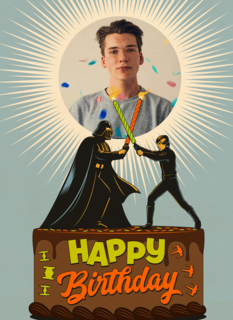 Happy Star Wars Birthday fotokaart