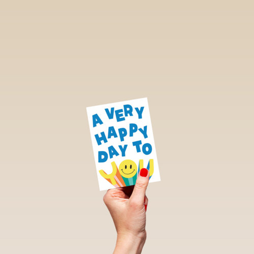 A very happy day to you