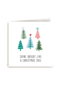 kerstkaart shine bright like a christmas tree
