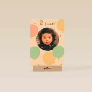 Twee jaar ballonnen fotokaart