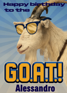 Verjaardag Jongen Goat