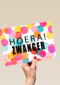 zwangerschap felicitatie hoera zwanger confetti