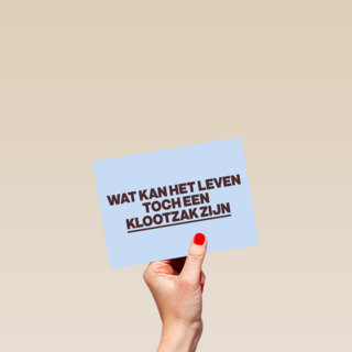 Wat kan het leven een klootzak zijn AndC