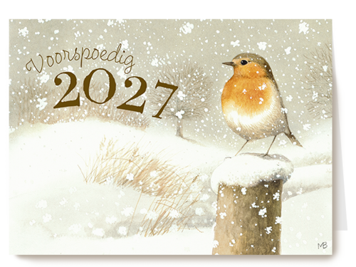 Kaart Hallmark | Nieuwjaar | Marjolein Bastin Voorspoedig 2027