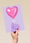 Hart Ballon Fluffy hand