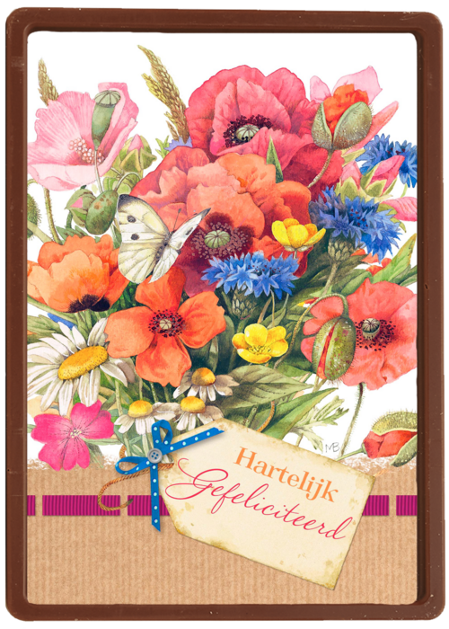 Verjaardagskaart Hallmark | Boeket Met Kaartje Hartelijk Gefeliciteerd