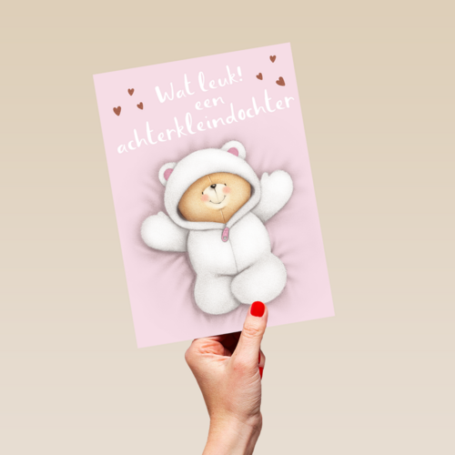 Forever Friends geboortefelicitatie dochter