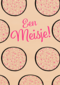 Roze beschuit met muisjes een meisje