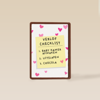 zwangerschap verlof checklist