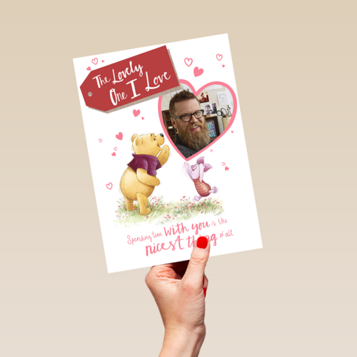 Valentijnskaart foto Winnie the Pooh