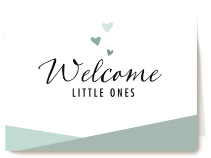 geboorte meerling welcome little ones groen