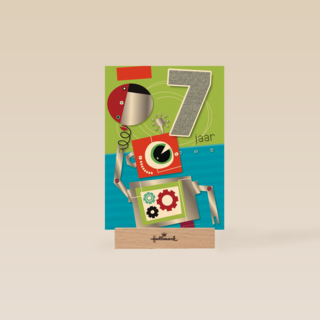 verjaardag leeftijden robot 7 jaar
