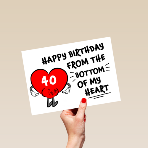 happy birthday from the bottom of my heart