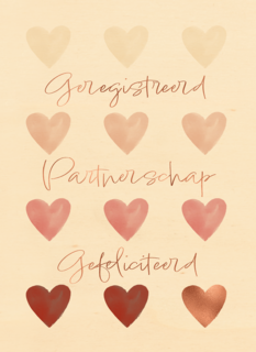 Love Story Harten Geregistreerd partnerschap