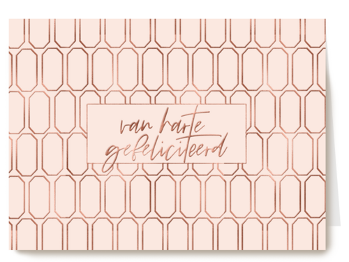 Verjaardagskaart Hallmark | Van Harte Gefeliciteerd Met Metallic Patroon