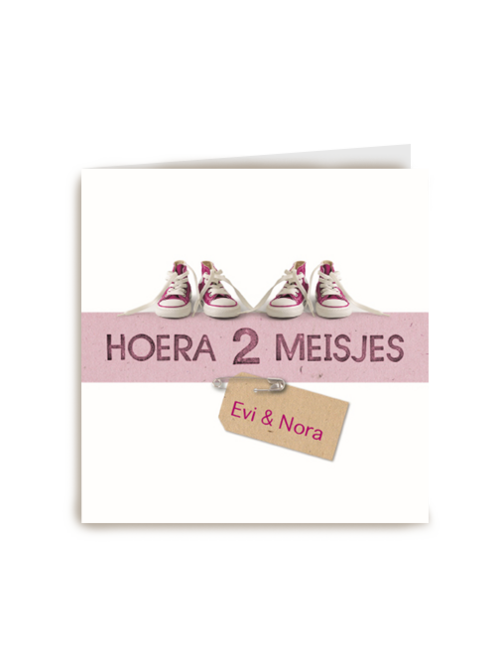 hoera 2 meisjes