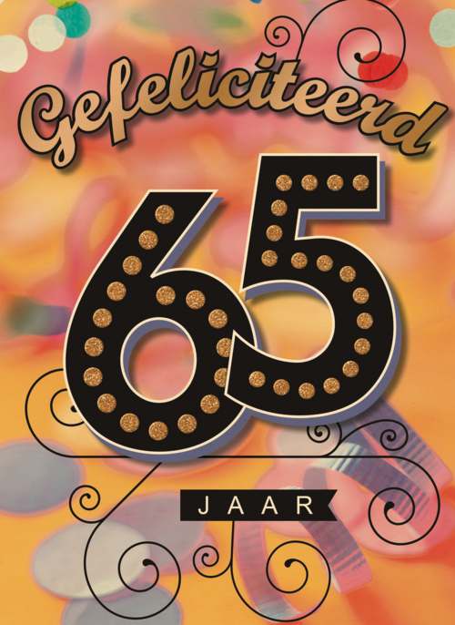 leeftijd vijfenzestig gefeliciteerd