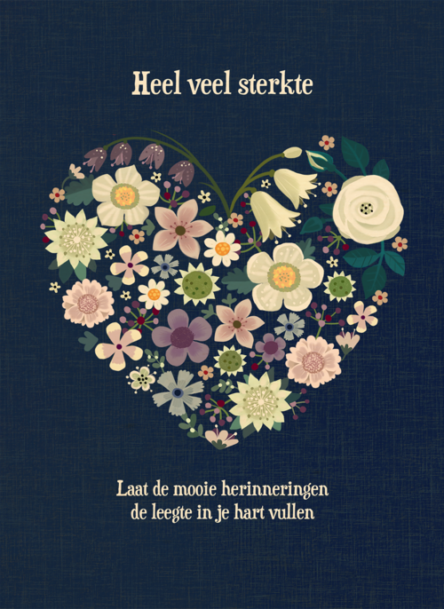 Houten Kaart Condoleance Kaarten | Houten Kaart Hallmark | Condoleance Kaarten | Condoleance Kaart Hart Met Bloemen