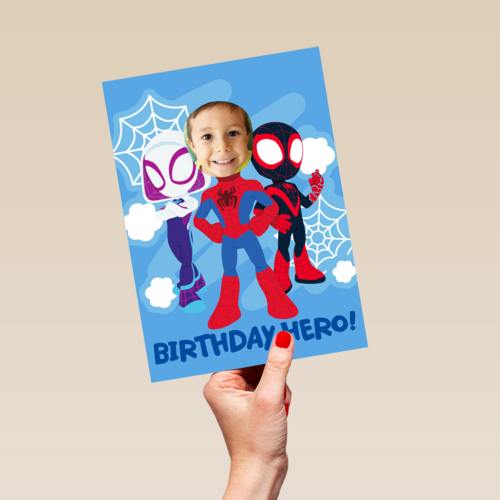 Birthday hero spidey and friends