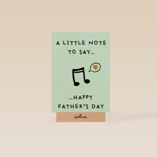 vaderdag kaart hip a little note to say happy vaders day