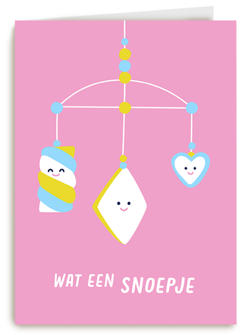 Kaart Hallmark | Geboorte Felicitatie | Geboortefelicitatie Wat Een Snoepje