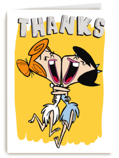 thanks from wilma flintstone and betty rubble