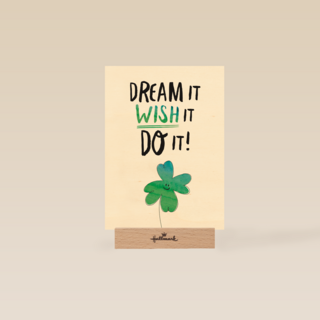 groen klavertje vier met quote