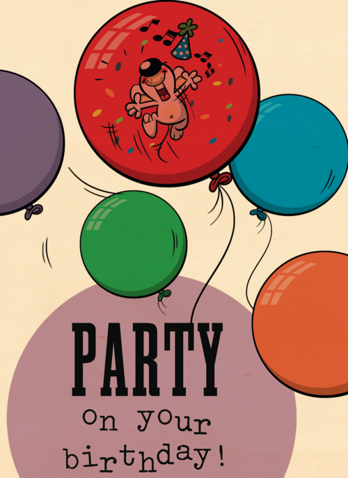 funny mail party on your birthday
