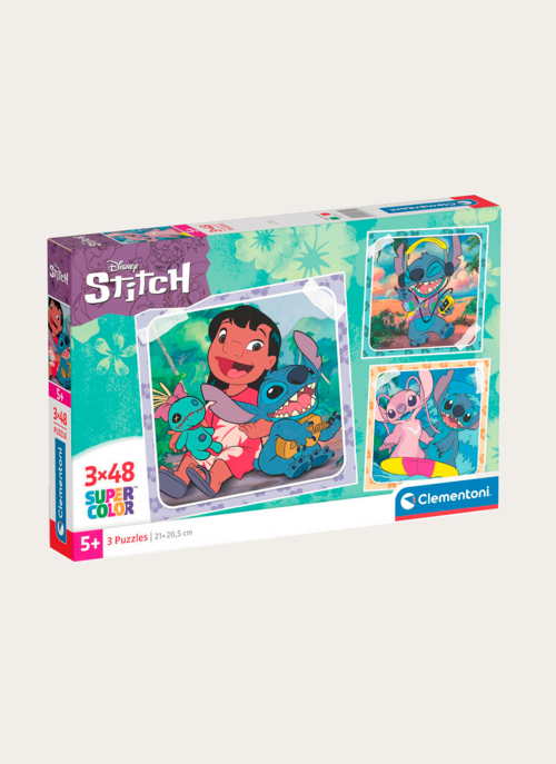 Clementoni Stitch Puzzel 3x48st | Clementoni Cadeau Spellen En Speelgoed |